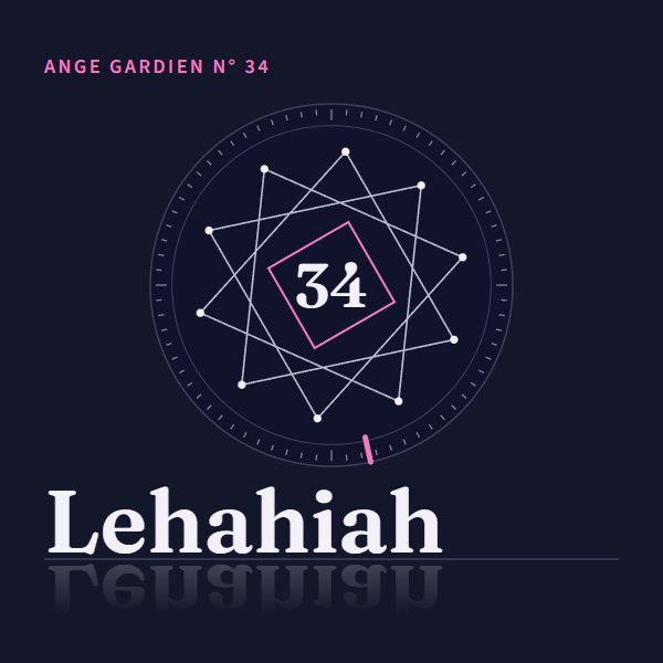 Lehahiah, ange gardien lié à l'heure triple 11h13