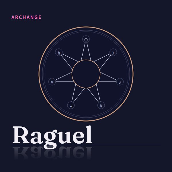 Médaillon de l’archange Raguel