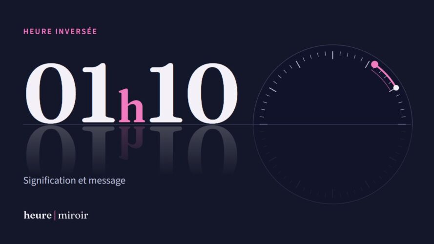 Heure inversée 01h10 : signification sur Heure Miroir