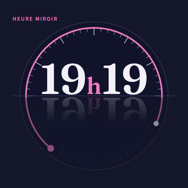 Heure miroir 19h19 : signification sur Heure Miroir