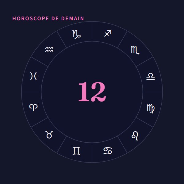 Horoscope de demain pour les douze signes du zodiaque