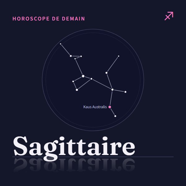 Horoscope de demain Sagittaire : le signe et sa constellation