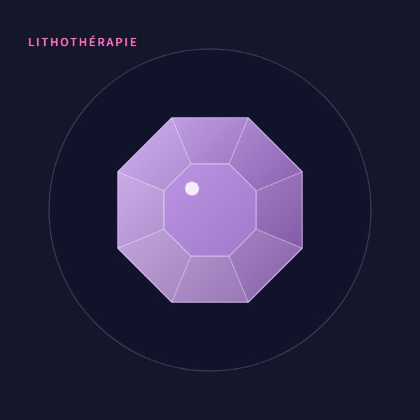 Améthyste : signification et vertus de la pierre violette