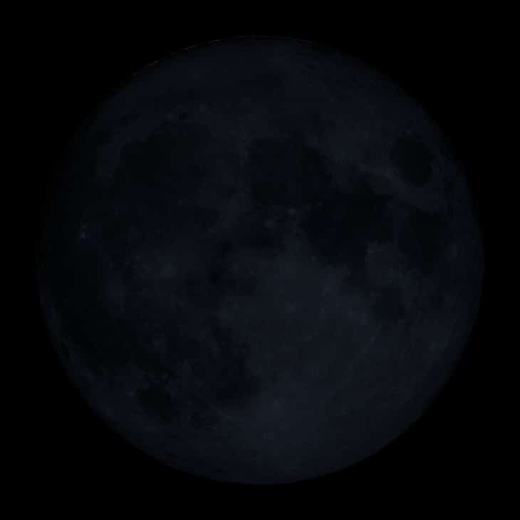 Nouvelle lune : photo de la Lune vue de la Terre, NASA